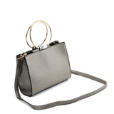 Generous Snakeskin PU Crossbody Bag with Adjustable Strap and Zipper Closure