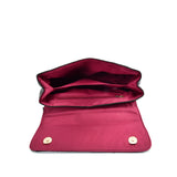 Stylish Chain Handbag with Flap and Studs Design - Available in White, Grey, and Black