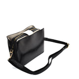 Minimalist Flash Leather Handbag with Adjustable Strap in Multiple Colors - Perfect for Everyday Use