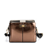 Minimalist Flash Leather Handbag with Adjustable Strap in Multiple Colors - Perfect for Everyday Use