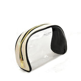 Transparent Saddle-Shaped Set of Bags for Stylish and Organized Travel