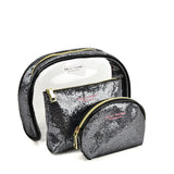 Transparent Saddle-Shaped Set of Bags for Stylish and Organized Travel