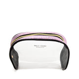 Transparent Saddle-Shaped Set of Bags for Stylish and Organized Travel