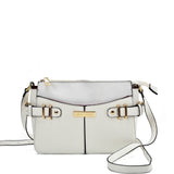 Stylish Handbag Set with Buckle Design for Women - Compact Size, Multiple Colors, and Adjustable Strap