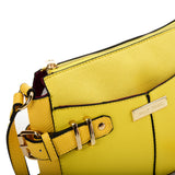 Stylish Handbag Set with Buckle Design for Women - Compact Size, Multiple Colors, and Adjustable Strap