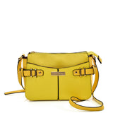 Stylish Handbag Set with Buckle Design for Women - Compact Size, Multiple Colors, and Adjustable Strap