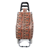Shopping Trolley, Lightweight, Foldable & Portable, Large Capacity, Latest 2023 Model, Made From High Quality Oxford Fabric, Classic Patterns, 30L