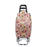 Shopping Trolley, Lightweight, Foldable & Portable, Large Capacity, Latest 2023 Model, Made From High Quality Oxford Fabric, Stylish Patterns, 30L