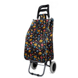Shopping Trolley, Lightweight, Foldable & Portable, Large Capacity, Latest 2023 Model, Made From High Quality Oxford Fabric, Stylish Patterns, 30L