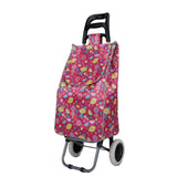 Shopping Trolley, Lightweight, Foldable & Portable, Large Capacity, Latest 2023 Model, Made From High Quality Oxford Fabric, Stylish Patterns, 30L