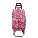 Shopping Trolley, Lightweight, Foldable & Portable, Large Capacity, Latest 2023 Model, Made From High Quality Oxford Fabric, Stylish Patterns, 30L