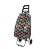 Shopping Trolley, Lightweight and Portable, Made From High Quality Oxford Fabric, Stylish Patterns, 30L