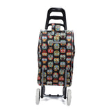Shopping Trolley, Lightweight and Portable, Made From High Quality Oxford Fabric, Stylish Patterns, 30L