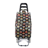 Shopping Trolley, Lightweight and Portable, Made From High Quality Oxford Fabric, Stylish Patterns, 30L
