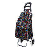 Shopping Trolley, Lightweight and Portable, Made From High Quality Oxford Fabric, Stylish Patterns, 30L
