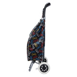 Shopping Trolley, Lightweight and Portable, Made From High Quality Oxford Fabric, Stylish Patterns, 30L