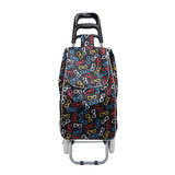 Shopping Trolley, Lightweight and Portable, Made From High Quality Oxford Fabric, Stylish Patterns, 30L
