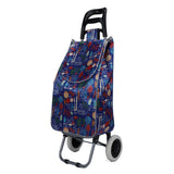 Shopping Trolley, Lightweight and Portable, Made From High Quality Oxford Fabric, Stylish Patterns, 30L