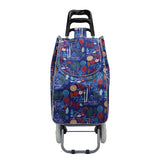 Shopping Trolley, Lightweight and Portable, Made From High Quality Oxford Fabric, Stylish Patterns, 30L