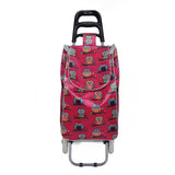 Shopping Trolley, Lightweight and Portable, Made From High Quality Oxford Fabric, Stylish Patterns, 30L