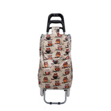 Shopping Trolley, Lightweight and Portable, Made From High Quality Oxford Fabric, Stylish Patterns, 30L