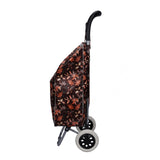 Shopping Trolley, Lightweight, Foldable & Portable, Large Capacity, Latest 2023 Model, Made From High Quality Oxford Fabric, Stylish Flower Pattern, 30L