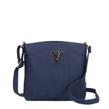 PU Crossbody Bag with Zip Closure for Everyday Use