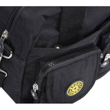 Women's Large Solid Crossbody Bag with Zip Closure, Adjustable/Detachable Shoulder Strap, External Pockets, Durable Material, Inner Pockets, Lightweight - Kipling-Style Bag for Everyday Use or Special Occasions