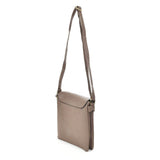 Hollowed-out Khaki Cross Body Bag with Adjustable Strap for Daily Use