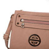 Stylish Messenger Bag with Zip Front Detail and Multiple Pockets - Available in Various Colors