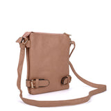 Stylish Messenger Bag with Zip Front Detail and Multiple Pockets - Available in Various Colors