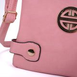 Stylish Messenger Bag with Zip Front Detail and Multiple Pockets - Available in Various Colors
