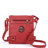 Stylish Messenger Bag with Zip Front Detail and Multiple Pockets - Available in Various Colors
