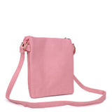 Across Body Bag with Strap in Red/Tan/Apricot/Pink/Fushia Color and Zip-Top Closure