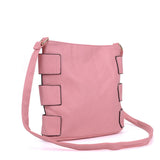 Fuchsia Messenger Bag with Zip Front Detail - Fully Lined Cross Body Bag with Adjustable Straps, External Pockets, and Interior Zip Pocket - Perfect for Daily Use
