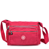 Sports Waist Cross-Body Bag - Durable Canvas Material, Multiple Pockets, Adjustable Shoulder Strap, Eye-Catching Fuchsia Color, Easy-to-Clean Design - Perfect for Outdoor Sports and Activities