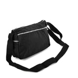 Sports Waist Cross-Body Bag - Durable Canvas Material, Multiple Pockets, Adjustable Shoulder Strap, Ideal for Outdoor Sports and Activities (Black/Camel/Purple)