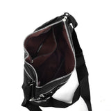 Sports Waist Cross-Body Bag - Durable Canvas Material, Multiple Pockets, Adjustable Shoulder Strap, Ideal for Outdoor Sports and Activities (Black/Camel/Purple)
