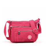 Solid Color Sports Waist Versatile Bag, Multiple Compartment, Adjustable Strap