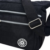 Solid Color Sports Waist Versatile Bag, Multiple Compartment, Adjustable Strap