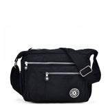 Solid Color Sports Waist Versatile Bag, Multiple Compartment, Adjustable Strap