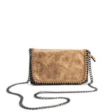 Bright Leather Bag with Chain Handle, High-Quality Material, Spacious and Versatile, Sleek and Modern Design