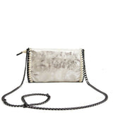 Bright Leather Bag with Chain Handle, High-Quality Material, Spacious and Versatile, Sleek and Modern Design