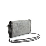 Bright Leather Bag with Chain Handle, High-Quality Material, Spacious and Versatile, Sleek and Modern Design