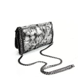Bright Leather Bag with Chain Handle, High-Quality Material, Spacious and Versatile, Sleek and Modern Design