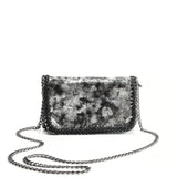 Bright Leather Bag with Chain Handle, High-Quality Material, Spacious and Versatile, Sleek and Modern Design