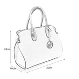 Apricot & Black Simple Tote Bag with Sequins Design - Elegant and Practical Women's Handbag