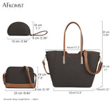 AFkomst High Quality Female Bags Set Fashion, Stylish and Chic Look, Adjustable Strap, Comfortable Handle, Quality Zipper