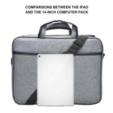 15.6 Inch Laptop PC Waterproof Shoulder Bag Carrying Soft Notebook Case Cover UK - Protective Sleeve for MacBook, Dell, HP, Lenovo, Acer and More