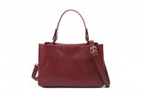 Stylish Red Crossbody Bag with Adjustable Strap, Zipper closure and Two compartments